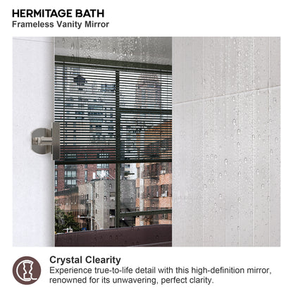 Yexee 24 in. W x 36 in. H Rectangular Framed Adjustable Tilt Wall-Mounted Bathroom Vanity Mirror 2436CR-7