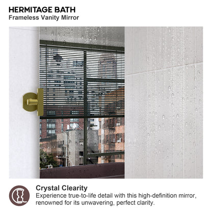 Yexee 24 in. W x 36 in. H Rectangular Framed Adjustable Tilt Wall-Mounted Bathroom Vanity Mirror 2436GD-7_6f22be74-74ea-48a3-aef8-55e007b269ac