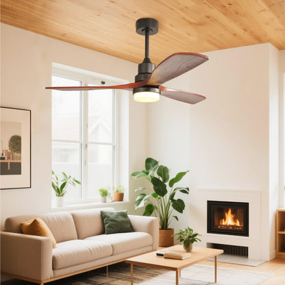 Taimei Nimis 52 in. Downrod Standard Ceiling Fan with Integrated LED with Remote Included DC Motor 2_17e168cb-8032-465b-ab8d-fecfa04f9662