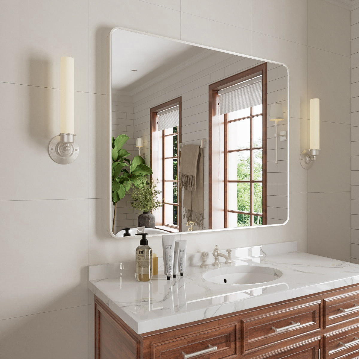 Niveal STRE Series Rectangular Framed Wall Bathroom Vanity Mirror 2_1e037a43-0b86-471c-8c5f-c94d5eef6b29