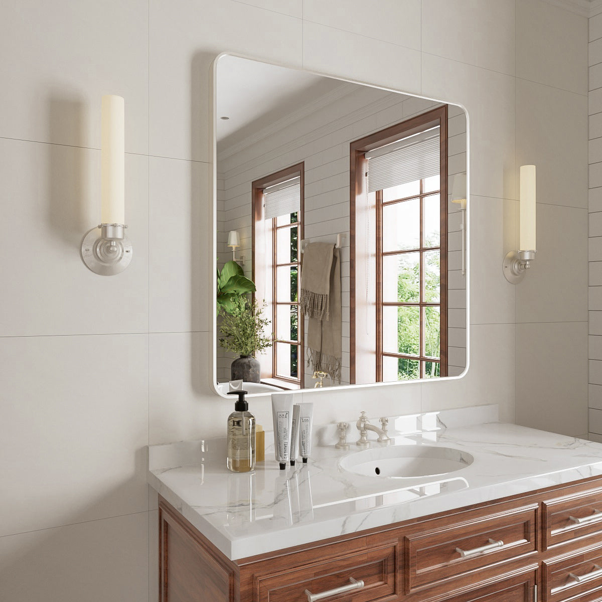 Niveal STRE Series Rectangular Framed Wall Bathroom Vanity Mirror 2_2417a6e8-340b-4127-830e-9244a6293ca9
