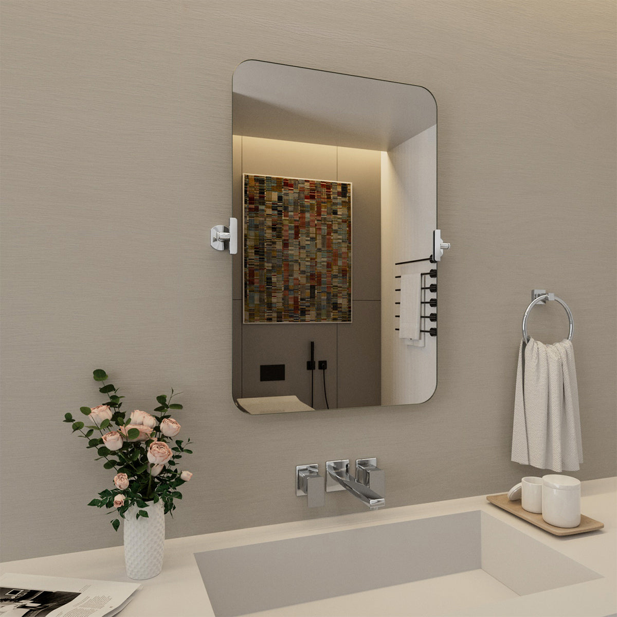 Nivorix NRKH Series Rectangular Framed Tilt Wall Mount Bathroom Vanity Mirror 2_27f0e284-764c-48f6-a2a8-05fef792d2c5