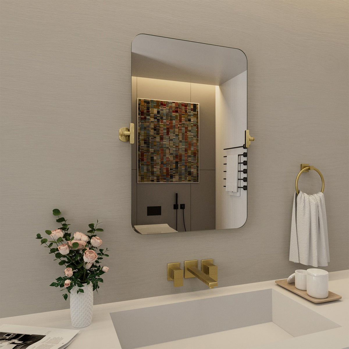 Nivorix NRKH Series Rectangular Framed Tilt Wall Mount Bathroom Vanity Mirror 2_35a5b451-758d-4bae-bf5b-74a5081faf91