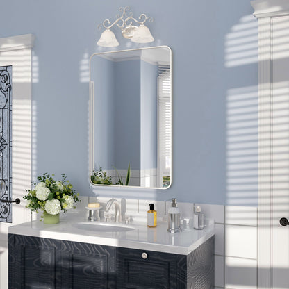 Nivorix NRSM Series Tempered Glass Brushed Nickel Rectangular Framed Wall Bathroom Vanity Mirror 2_4488afd0-2012-483c-976a-89914b23097a