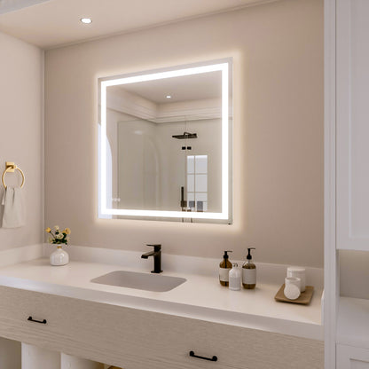 Nivorix NRPL Series Rectangular Frameless LED Wall Bathroom Vanity Mirror with Sleek Silver Finish 2_4951fbea-2e65-412b-9b94-770859ca9c55