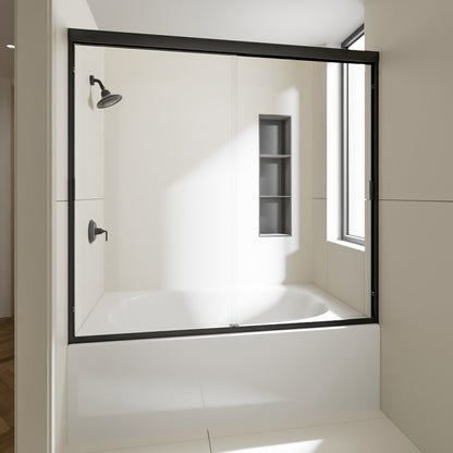 Nivorix Apex 60 in. W x 56 in. H Sliding Semi-Frameless Tub Door with Clear Glass 2_4f8a8bfb-8642-4214-9bb1-63b63e3a4dfa