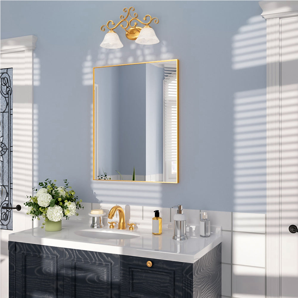 Nivorix NRZL Series Rectangular Framed Wall Bathroom Vanity Mirror in Brushed Nickel 2_52f07c1b-fe97-4f01-9f79-918a1ae82e8e