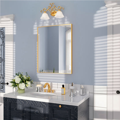 Nivorix NRZL Series Rectangular Framed Wall Bathroom Vanity Mirror in Brushed Nickel 2_52f07c1b-fe97-4f01-9f79-918a1ae82e8e