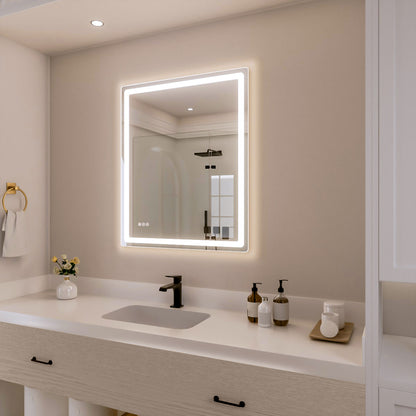 Nivorix NRMU Series Rectangular Frameless LED Wall Bathroom Vanity Mirror with Sleek Silver Finish 2_5b960f80-6c7d-48cd-85b1-c02b3f6cfa58