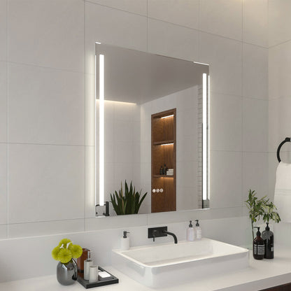 Niveal LMI02 Series Rectangular Frameless LED Wall Bathroom Vanity Mirror