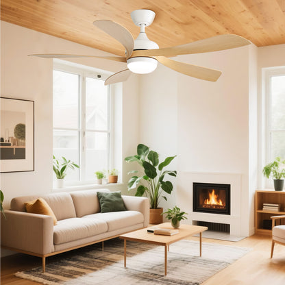 Taimei Sleek 52 in. Ceiling Fan - 5 Precision ABS Blades with Soft LED Light and Whisper-Quiet 6-Speed Remote Control 2_676b522b-fff3-4ce4-b1aa-8d75b25c4f32