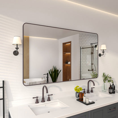 Niveal SM Series Rectangular Framed Wall Bathroom Vanity Mirror