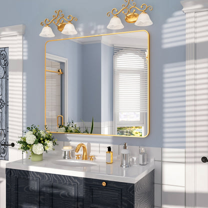 Nivorix NRSM Series Tempered Glass Brushed Nickel Rectangular Framed Wall Bathroom Vanity Mirror 2_81bbc92d-85fc-4e84-bb8d-f5ad1fe31c28