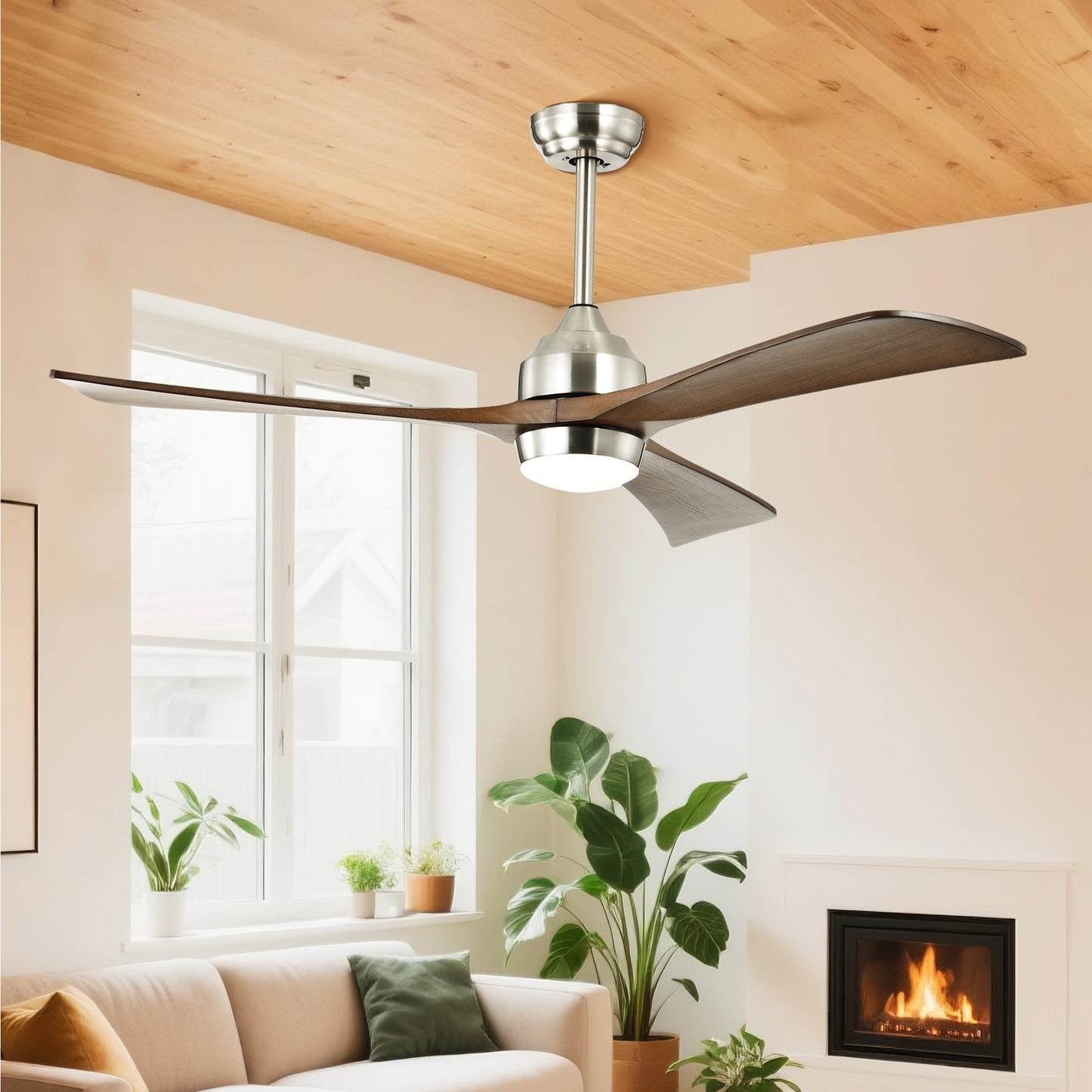 Taimei Helio 52 in. Downrod Modern Ceiling Fan with Dimmable LED with Remote Included DC Motor 2_8c47c306-6d09-48c3-99bf-18c6d0e19f12