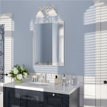 Nivorix NRZL Series Rectangular Framed Wall Bathroom Vanity Mirror in Brushed Nickel 2_8cad120c-fff0-4372-99b6-a4c162ea1bce