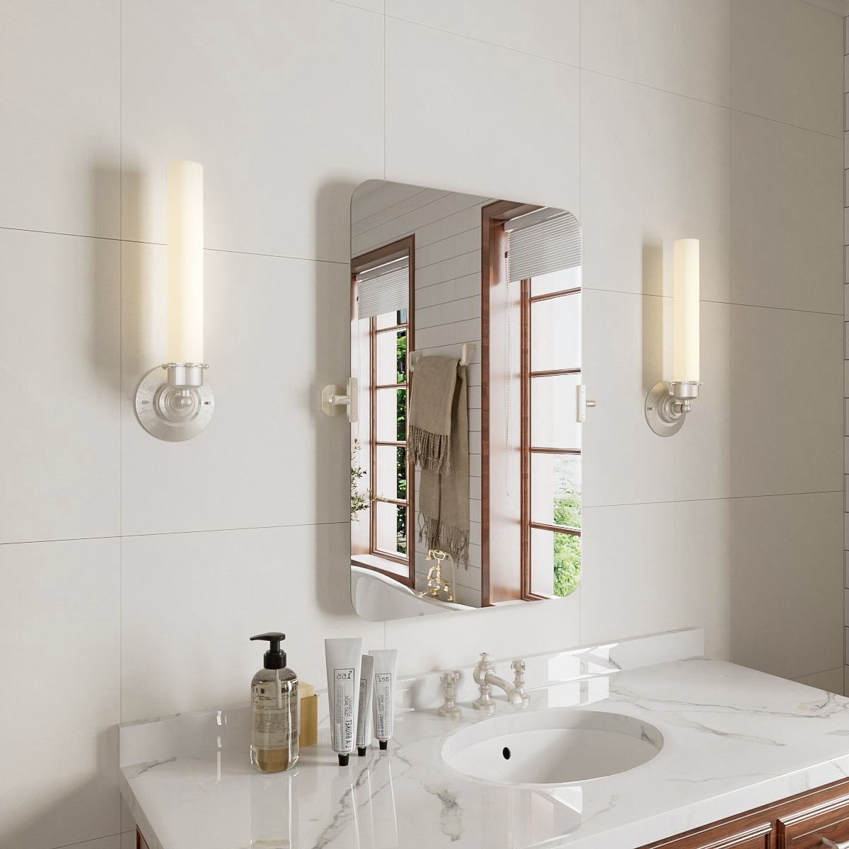Niveal CM Series Rectangular Framed Tilt Wall Mount Bathroom Vanity Mirror 2_93dad2c8-e69a-42c6-9291-f4fbde12d8ba