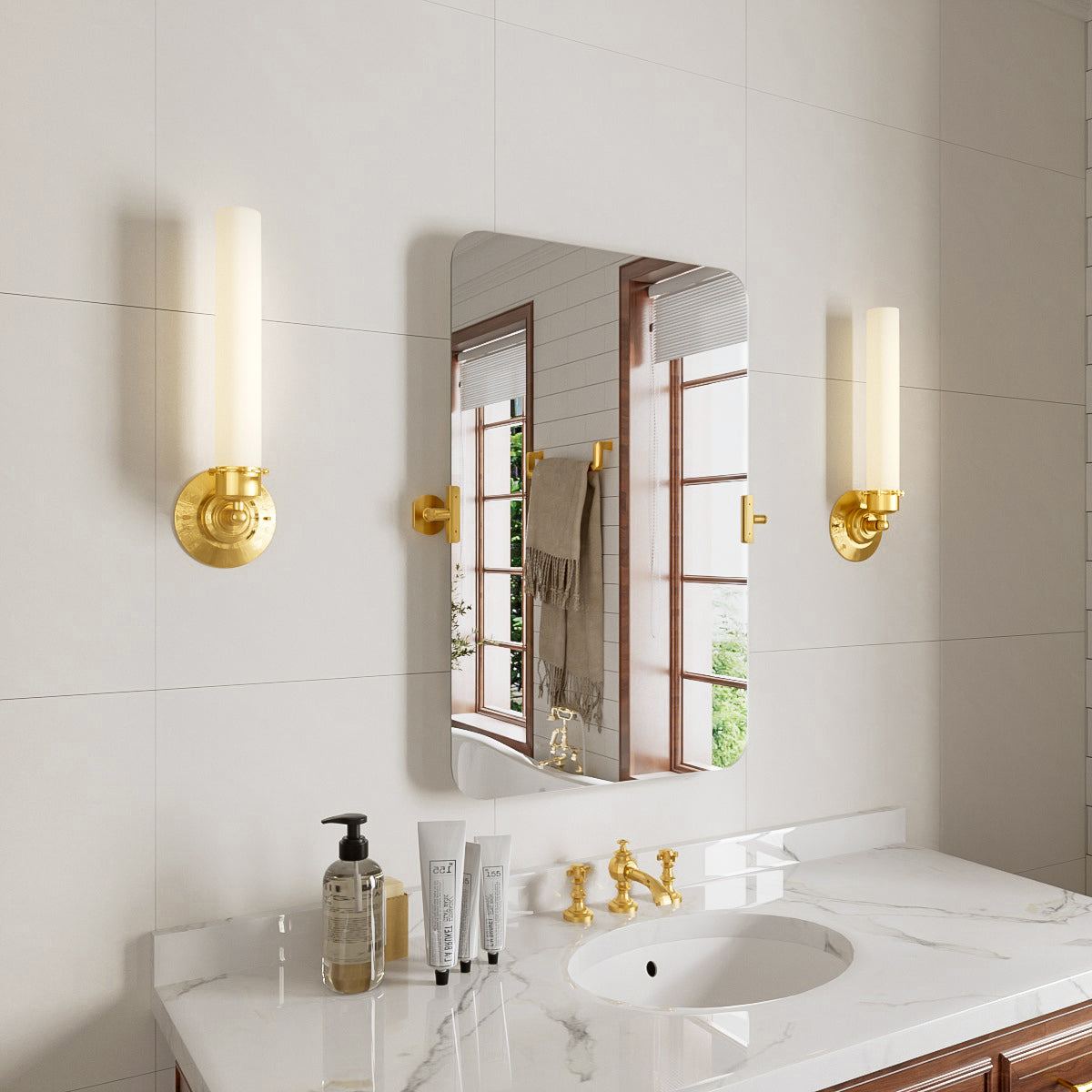 Niveal CM Series Rectangular Framed Tilt Wall Mount Bathroom Vanity Mirror 2_980afb4d-eb1e-41e4-902e-1ad35f1776f6