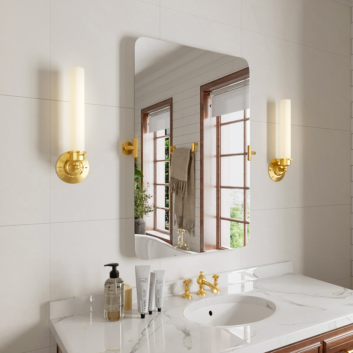 Niveal CM Series Rectangular Framed Tilt Wall Mount Bathroom Vanity Mirror 2_996b0273-adb2-4808-a722-8a81770f16ba