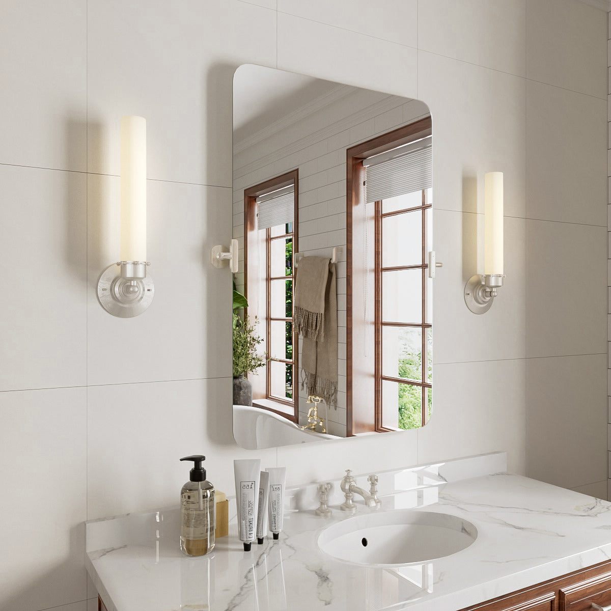 Niveal CM Series Rectangular Framed Tilt Wall Mount Bathroom Vanity Mirror 2_9b410258-89ed-44c6-a2dd-335249e4277f