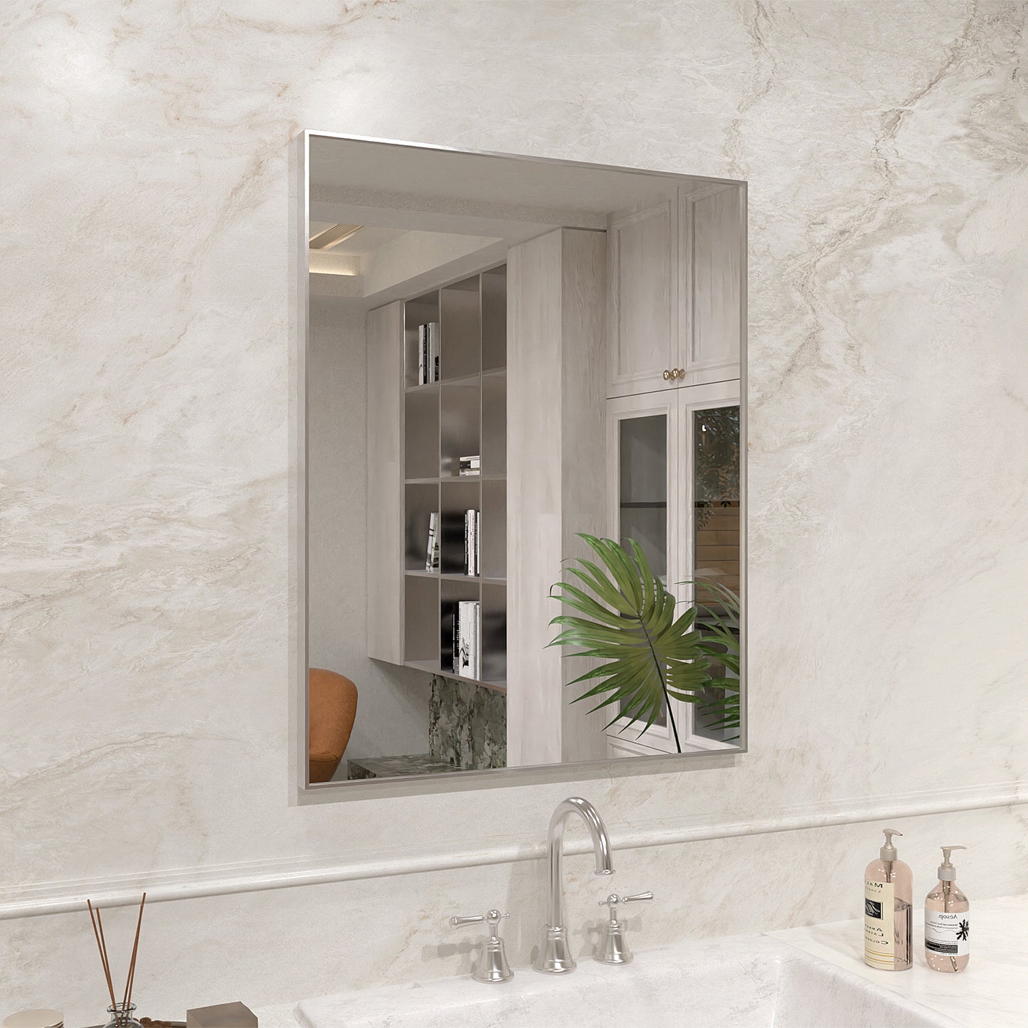 Nova 24 in. W x 30 in. H Rectangular Framed Wall Bathroom Vanity Mirror 2_a6c80579-2d95-4aa8-b5e4-e886235ce6a7