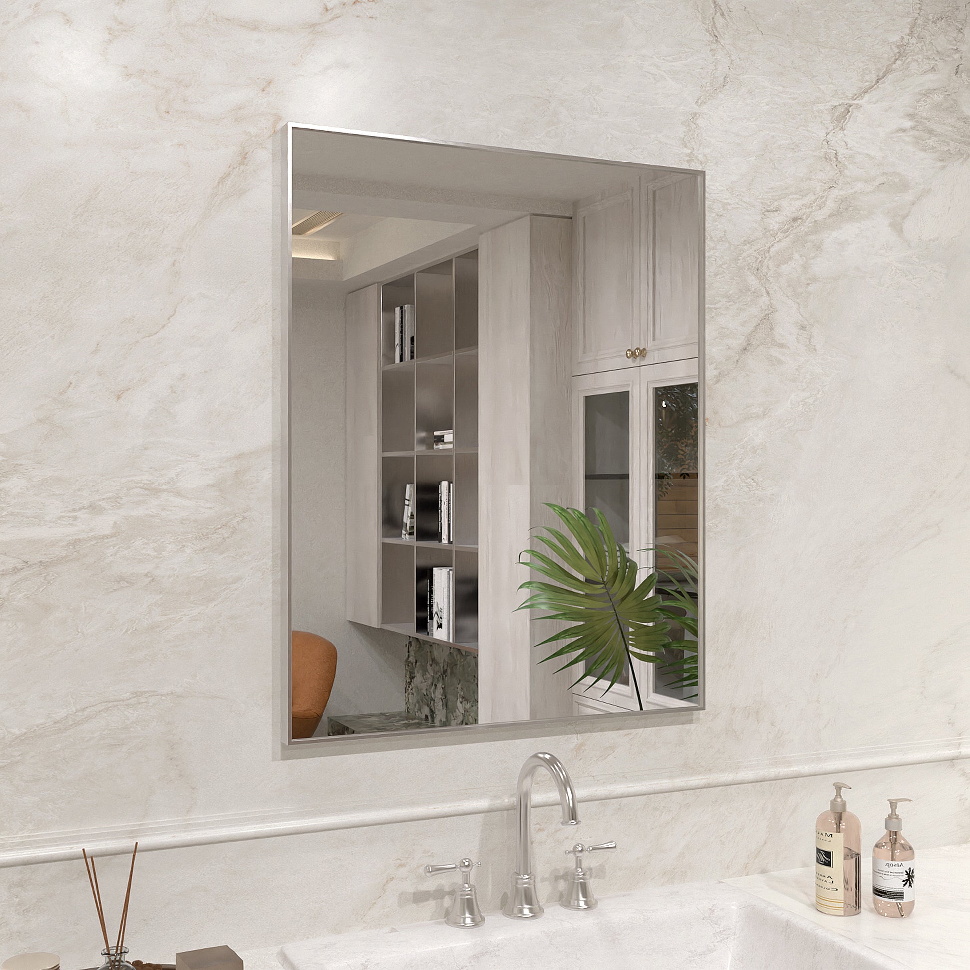 Nova 24 in. W x 30 in. H Rectangular Framed Wall Bathroom Vanity Mirror 2_a6c80579-2d95-4aa8-b5e4-e886235ce6a7