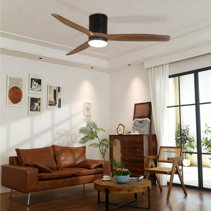 Taimei Ryme 52 in. Flush Mount Ceiling Fan with Light and Remote, DC Motor, Reversible 2_abacf1fc-4343-434d-a217-53f4a8c5b749