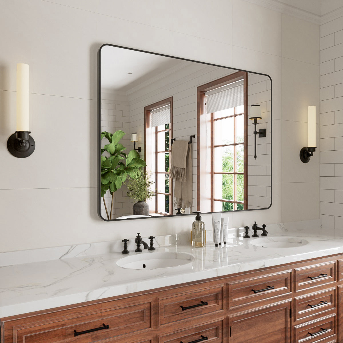 Niveal STRE Series Rectangular Framed Wall Bathroom Vanity Mirror 2_c8716962-5bc7-45b1-a332-289d9ed9e34d