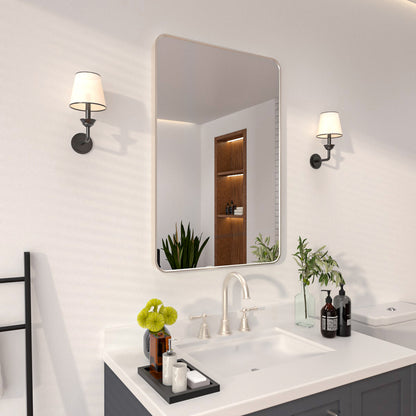 Niveal SM Series Rectangular Framed Wall Bathroom Vanity Mirror