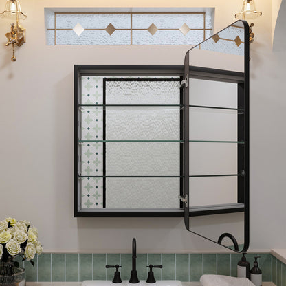 Nivorix NRFM Series Rectangular Aluminum Framed Medicine Cabinet with Mirror 2_d3c300f5-e063-4550-97db-7895016c0e0d