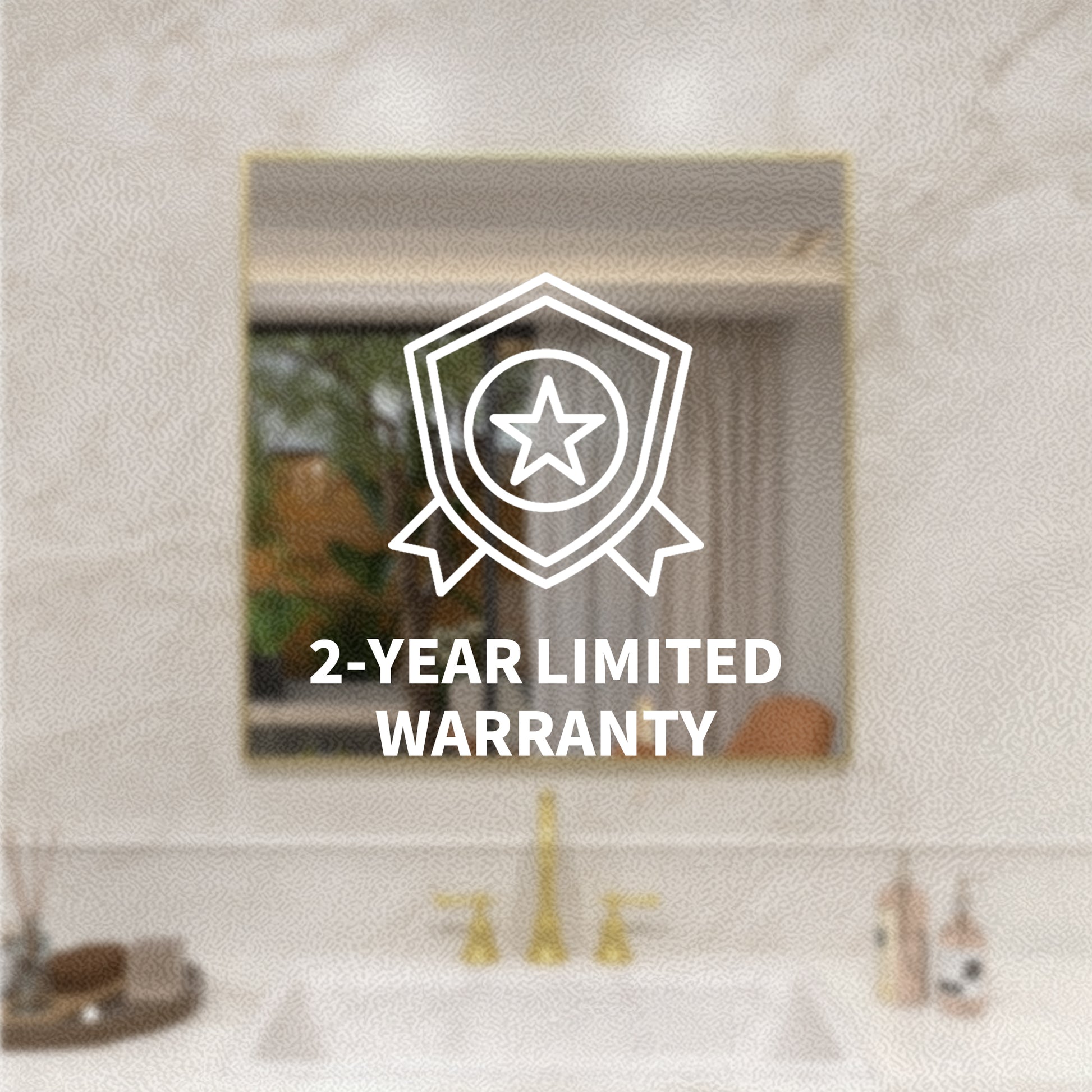 Nova 30 in. W x 30 in. H Rectangular Framed Wall Bathroom Vanity Mirror 3030GD-14_79f65667-1da9-4387-b5c5-aafd4136825c