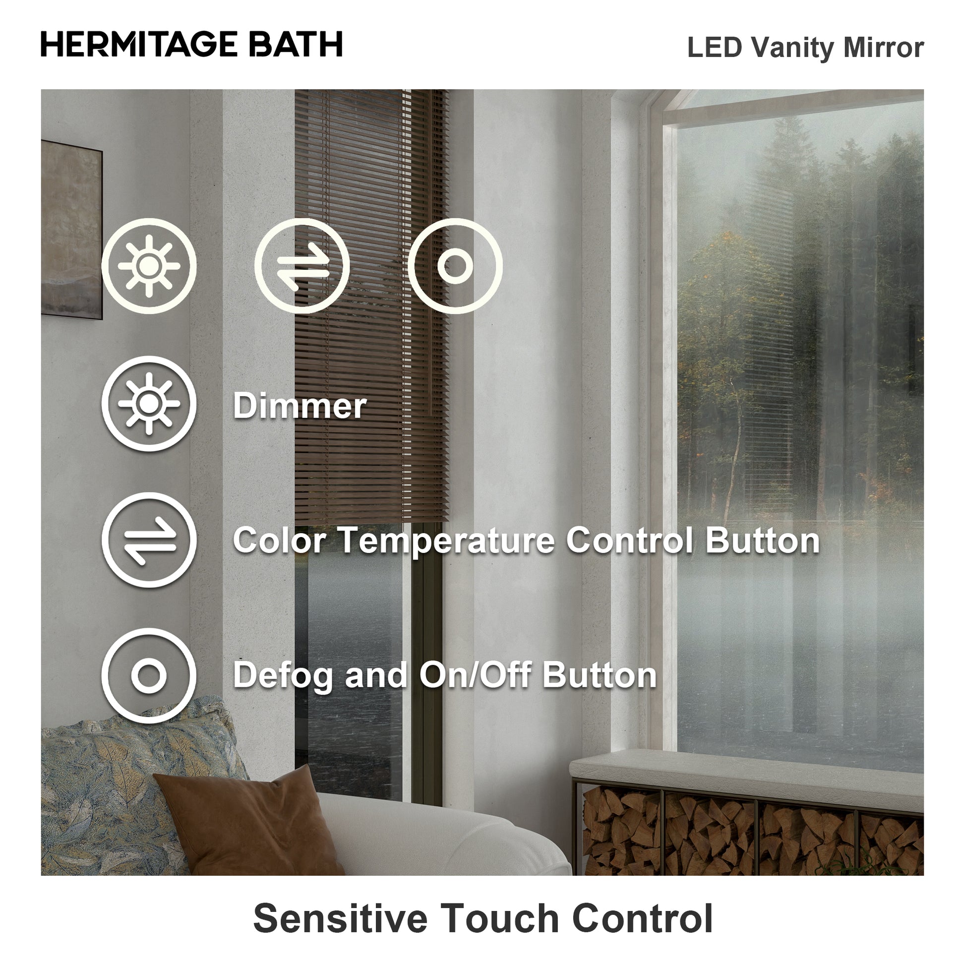 Swarm Rectangular Frameless Radar LED Wall Bathroom Vanity Mirror 3036-10_dd49b93d-87f5-475a-8bd4-4c1254f8631c