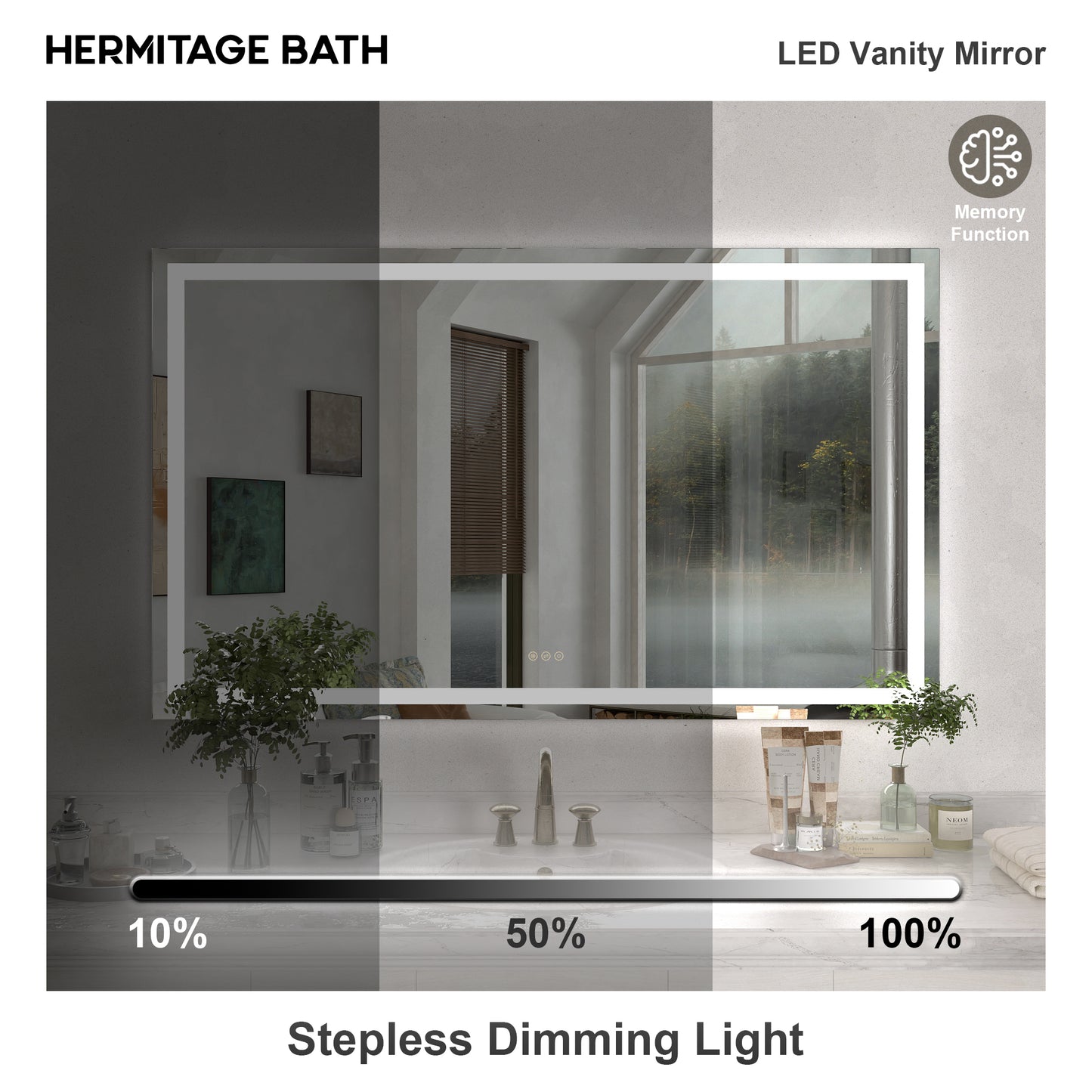 Swarm Rectangular Frameless Radar LED Wall Bathroom Vanity Mirror 3036-6_4ca559b8-bafe-4f87-a90d-7d43dbb56d1e