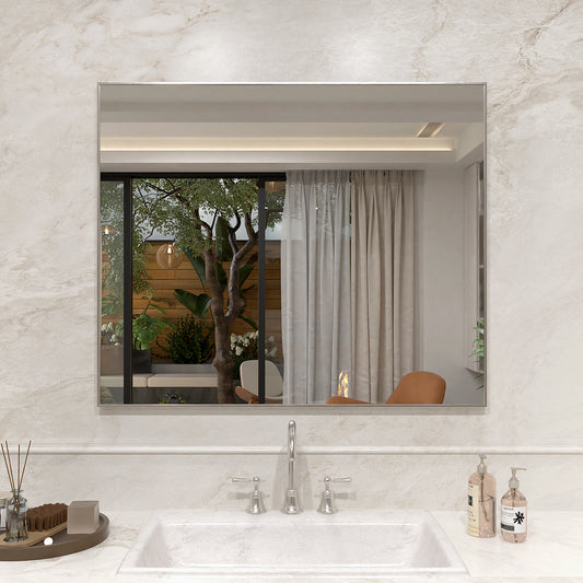 Nova 36 in. W x 30 in. H Rectangular Framed Wall Bathroom Vanity Mirror