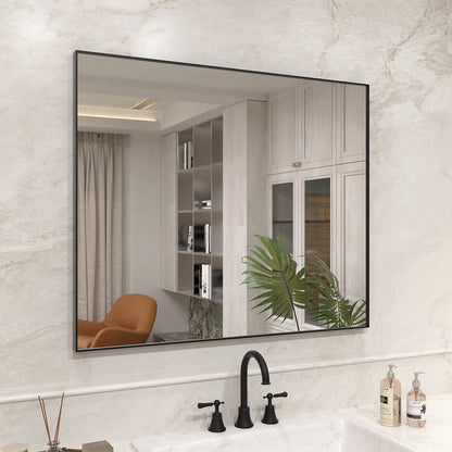 Nova 36 in. W x 30 in. H Rectangular Framed Wall Bathroom Vanity Mirror 3630MB-2
