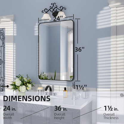 Nivorix NRSM Series Tempered Glass Brushed Nickel Rectangular Framed Wall Bathroom Vanity Mirror 3_093491fc-7cc5-4180-9f3f-fed97dd92511
