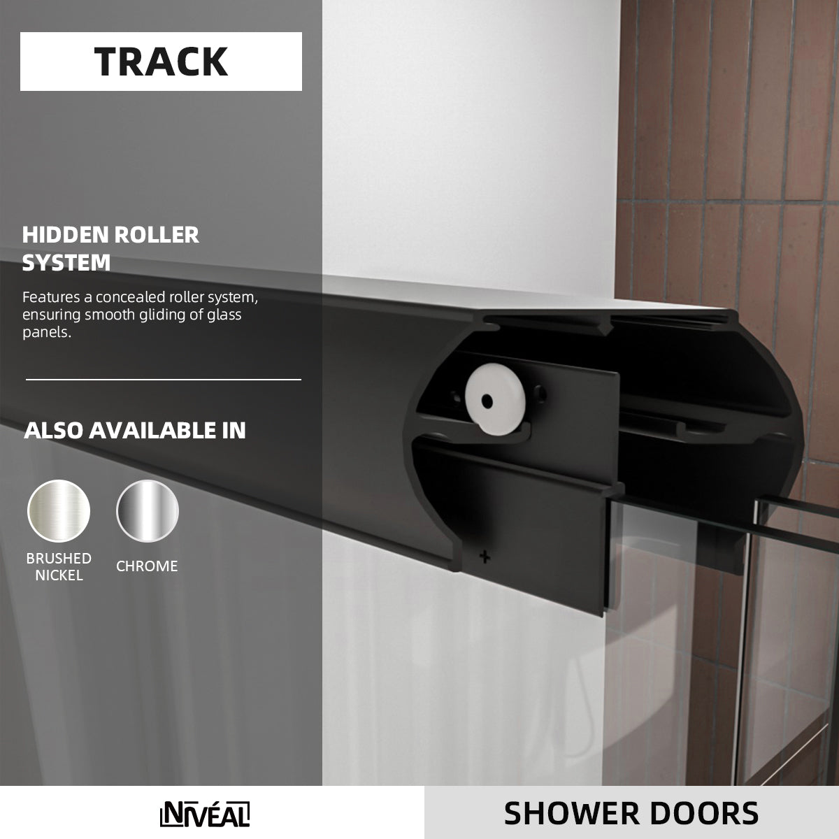 Niveal Victory 56 in. H x 60 in. W Sliding Semi-Frameless Tub Door with Clear Glass 3_100e389d-3adb-4475-b2a5-648109429d0a