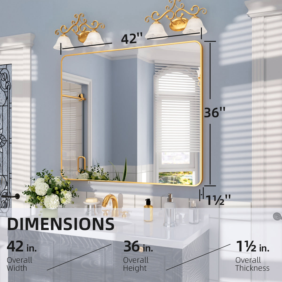Nivorix NRSM Series Tempered Glass Brushed Nickel Rectangular Framed Wall Bathroom Vanity Mirror 3_2155db7c-6c2a-46b8-aa60-1044be4c505b