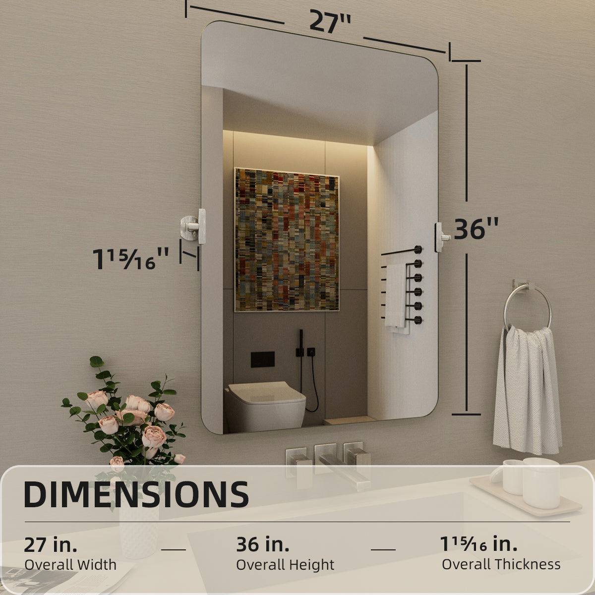 Nivorix NRKH Series Rectangular Framed Tilt Wall Mount Bathroom Vanity Mirror 3_374a3c87-ae71-479e-b957-7ce658eb9b1d