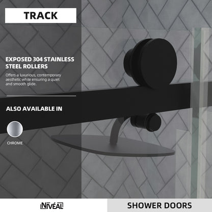 Niveal Vista 60 in. W x 60 in. H Sliding Semi-Frameless Tub Door with Clear Glass 3_40aaeec6-a984-4c06-b493-9662b1ed1650