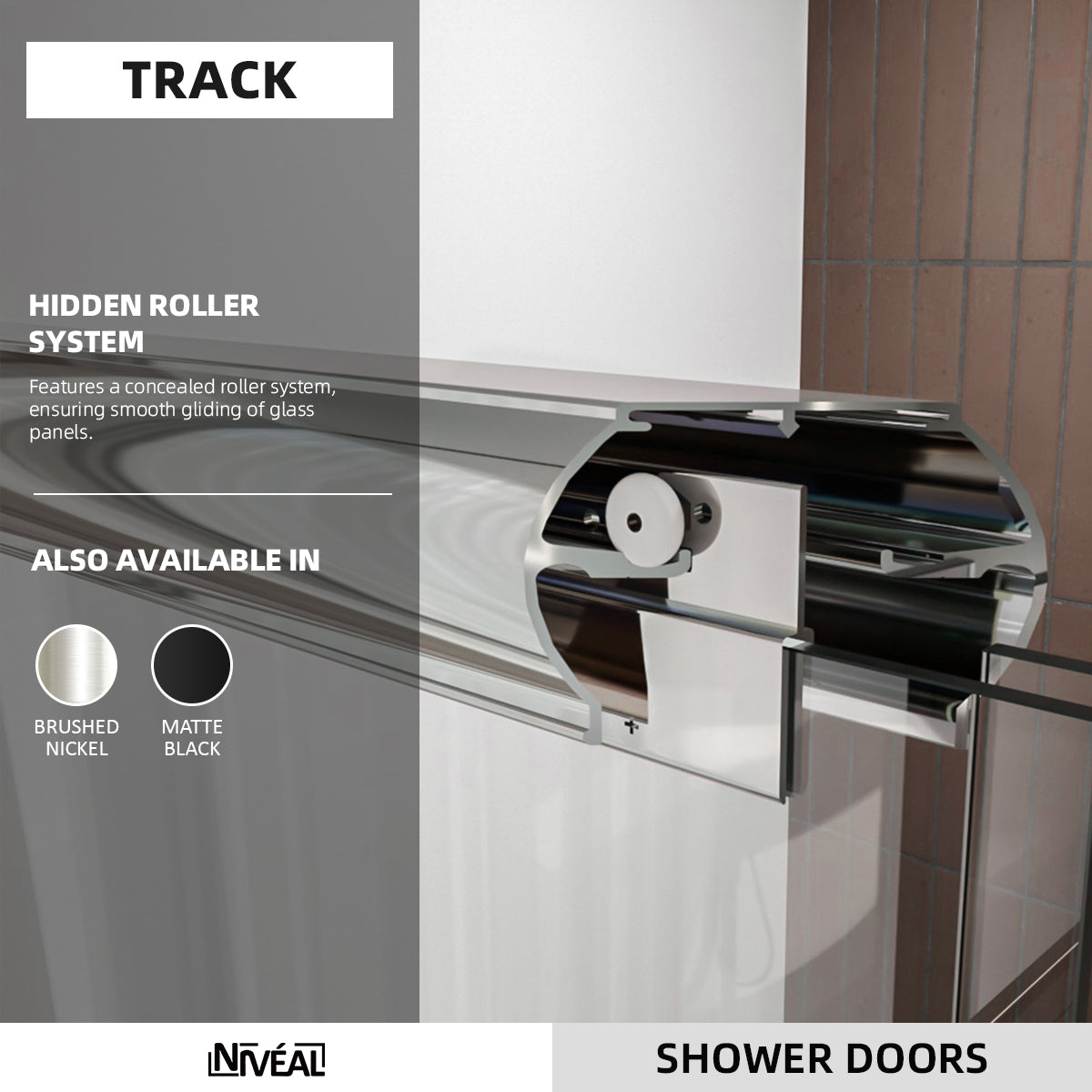 Niveal Victory 56 in. H x 60 in. W Sliding Semi-Frameless Tub Door with Clear Glass 3_5d8c2427-ef1e-4179-8de3-65b621250b83