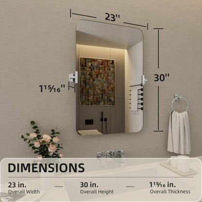 Nivorix NRKH Series Rectangular Framed Tilt Wall Mount Bathroom Vanity Mirror 3_6592c405-7ee8-4fca-8c09-f3181967469d