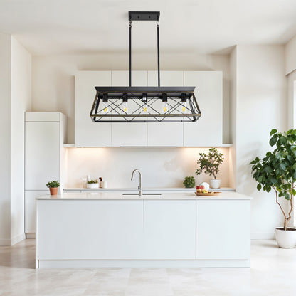 Taimei Vesper 16 in. 4-Light & Rustica 5-Light Farmhouse Industrial Chandelier Light 3_65f3ea67-0ec2-4d1b-b7b4-3ac5256fea80