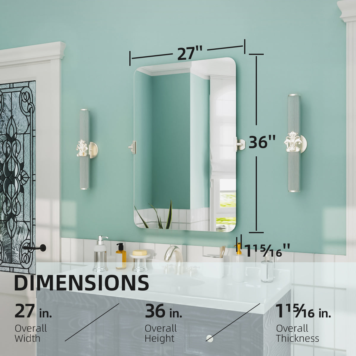 Nivorix NRKT Series Rectangular Framed Tilt Wall Bathroom Vanity Mirror 3_72999b19-baa2-4002-a82a-819525b8fa4d