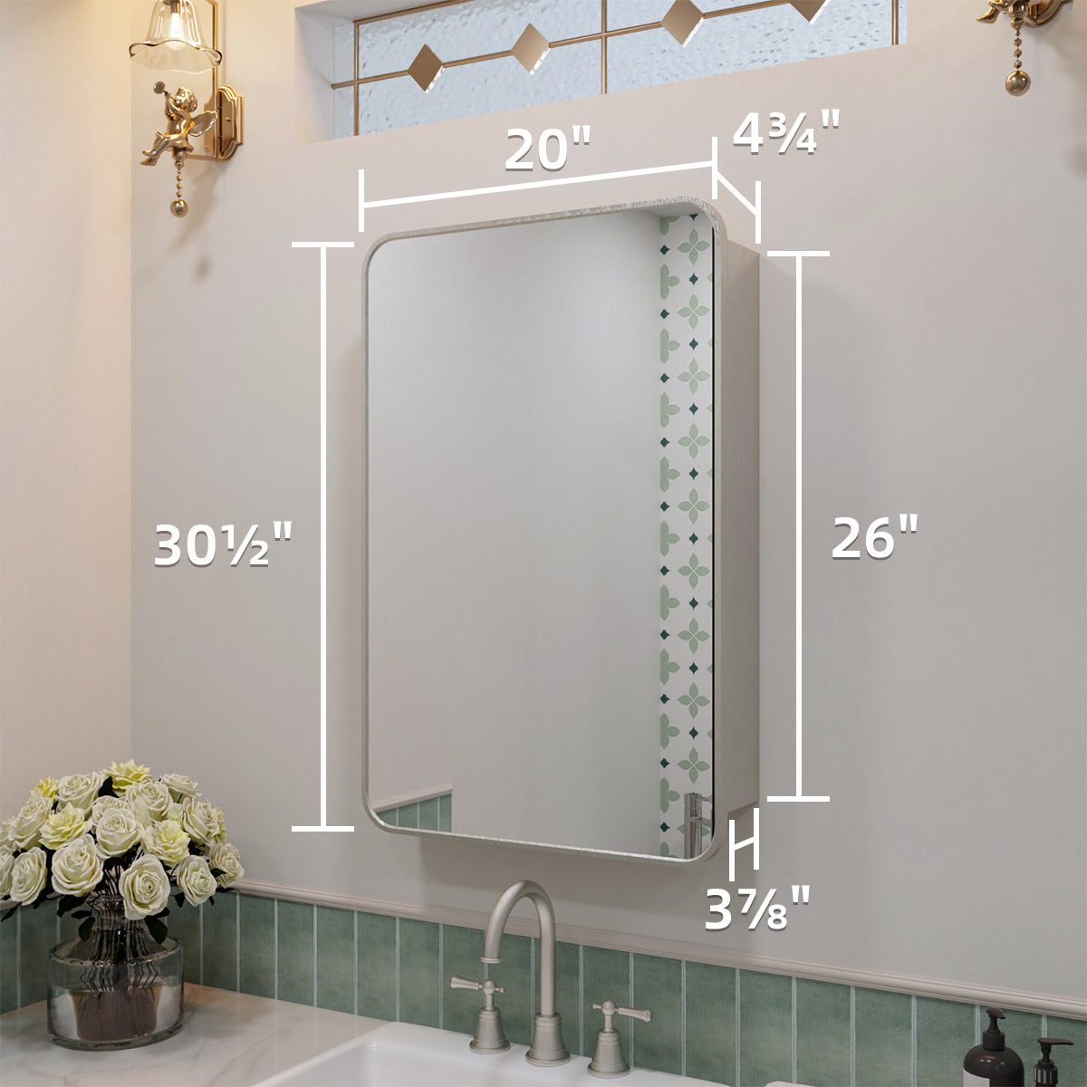 Nivorix NRFM Series Rectangular Aluminum Framed Medicine Cabinet with Mirror 3_7e5ba3eb-a6ea-4f7d-9b95-d30a10591ada