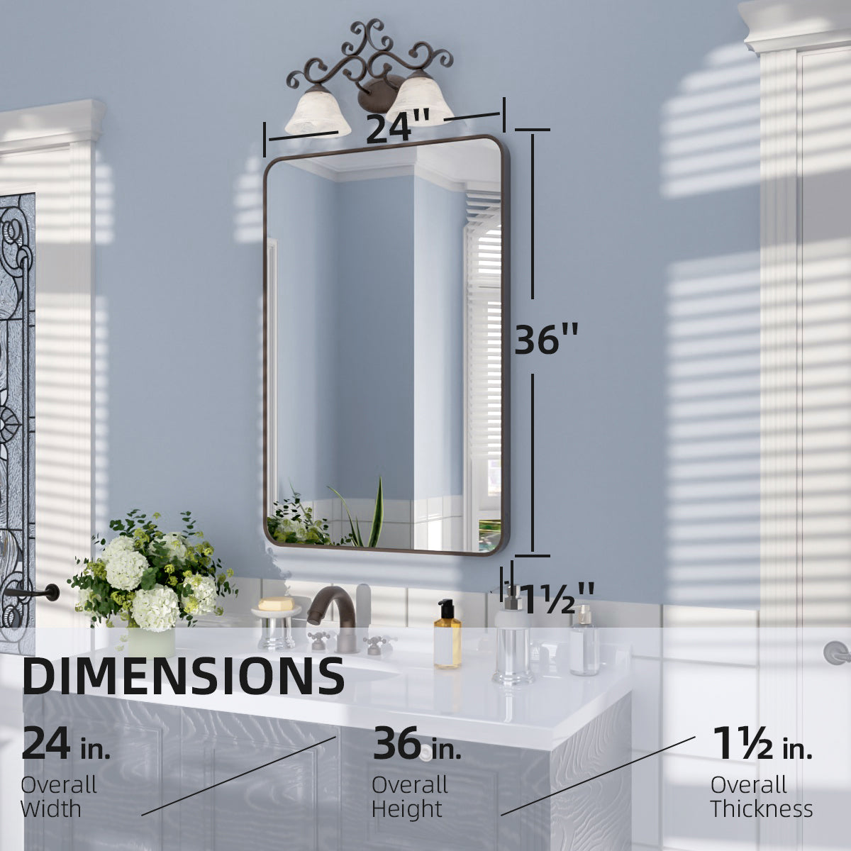 Nivorix NRSM Series Tempered Glass Brushed Nickel Rectangular Framed Wall Bathroom Vanity Mirror 3_b170b423-d5ee-4bb4-b09f-8cb1a7eabdb7