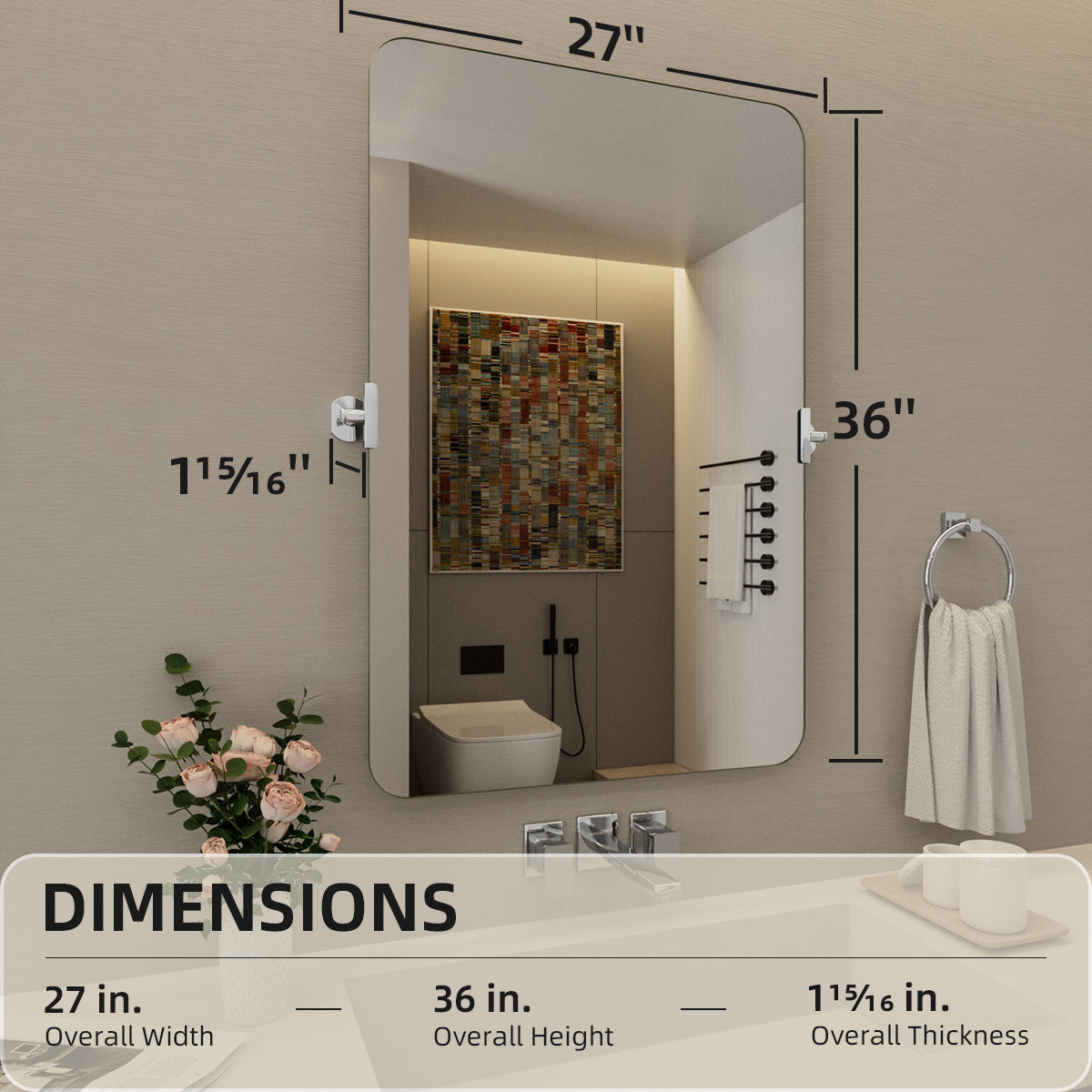 Nivorix NRKH Series Rectangular Framed Tilt Wall Mount Bathroom Vanity Mirror 3_b7ca8b4a-816c-4f94-8cfd-7a9d83832dc9