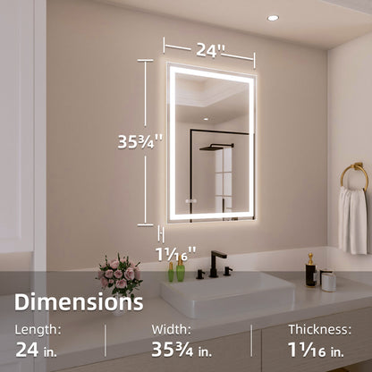 Nivorix NRMV Series Rectangular Frameless LED Wall Bathroom Vanity Mirror with Sleek Silver Finish 3_bbba9c0a-4b53-42e6-a902-2266f30df1db