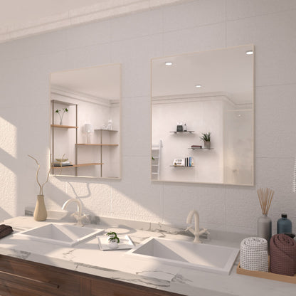 TaiMei 24 in. W x 30 in. H Rectangular Framed Bathroom Vanity Mirror 3_df02ebe9-9821-439d-8500-d4e054092e4a
