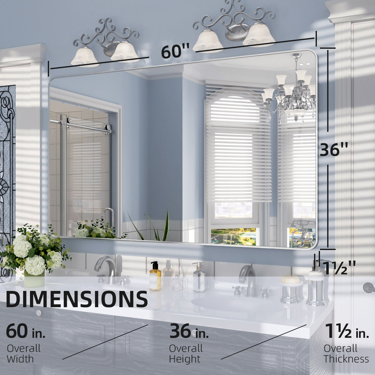 Nivorix NRSM Series Tempered Glass Brushed Nickel Rectangular Framed Wall Bathroom Vanity Mirror 3_ec3a85aa-cf9c-40c9-8e24-ba3807a325d7