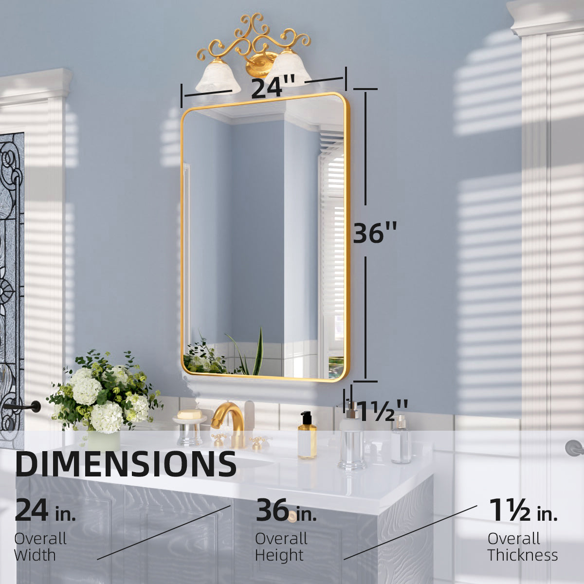 Nivorix NRSM Series Tempered Glass Brushed Nickel Rectangular Framed Wall Bathroom Vanity Mirror 3_ed2c027d-97a1-4770-9ef1-e9370b7d21ba